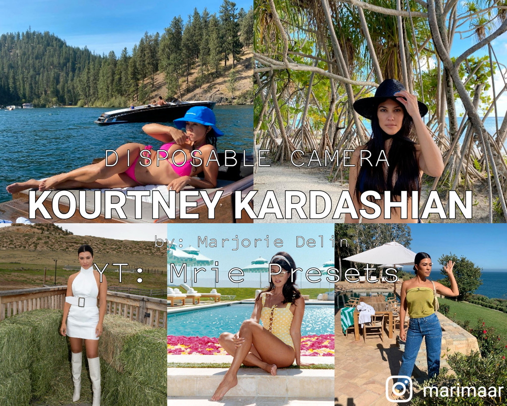 Kourtney Kardashian Disposable Camera- Lightroom Preset