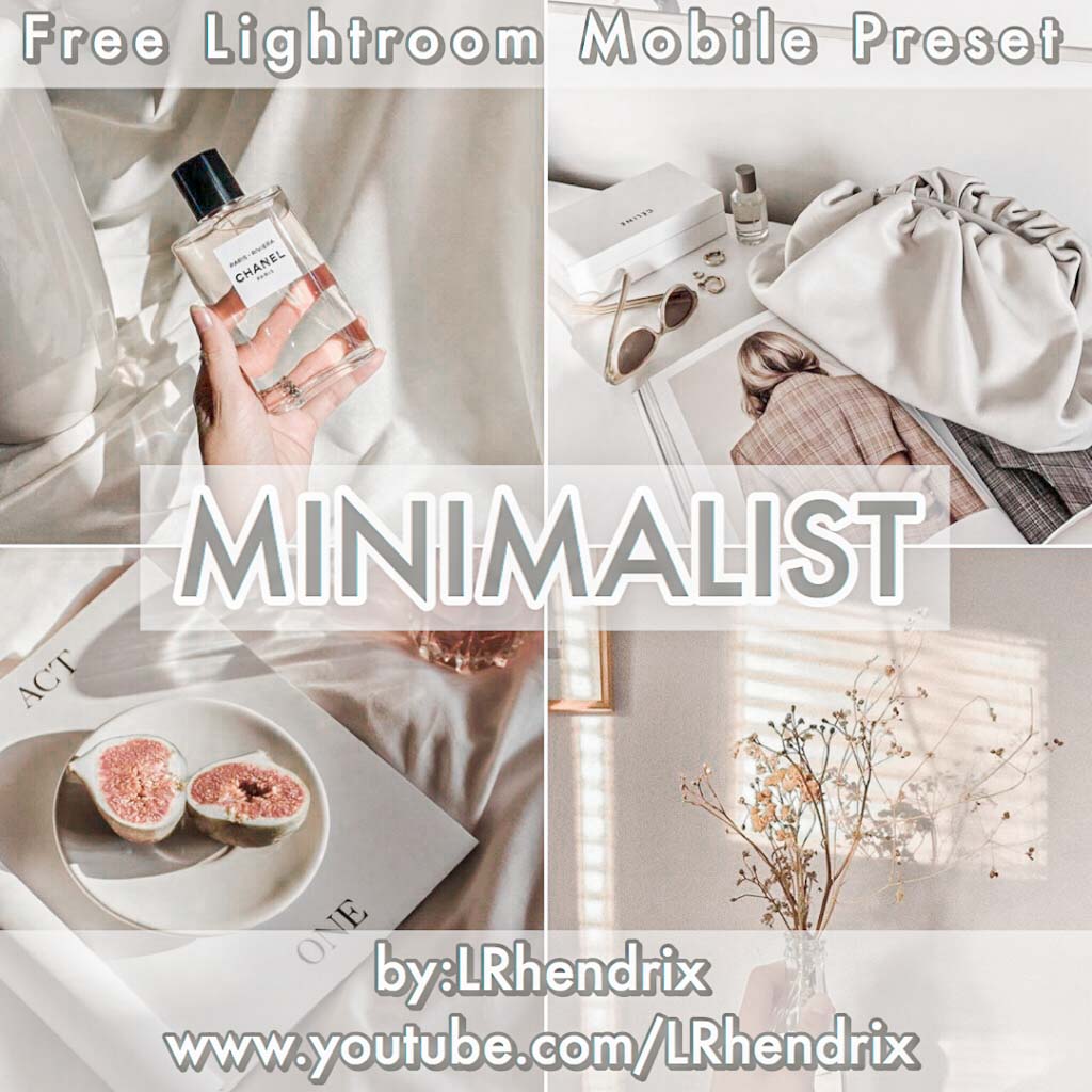 Minimalist Lightroom Preset Lightroom Preset