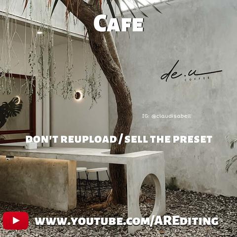 Cafe Preset! Free Lightroom Preset