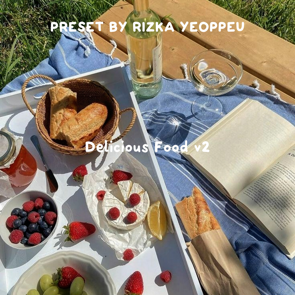 Preset Lightroom Delicious Food v2 by Rizka Yeoppe- Lightroom Preset