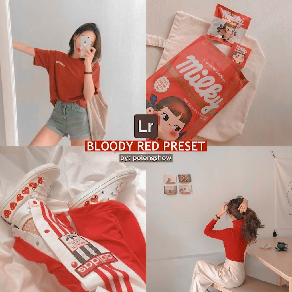 bloody red preset by polengshow (dbox) Lightroom Preset