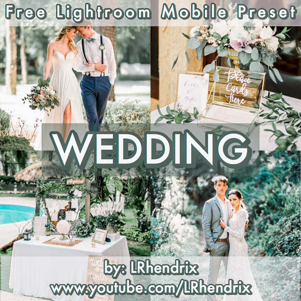 Wedding Lightroom Preset Free Lightroom Preset
