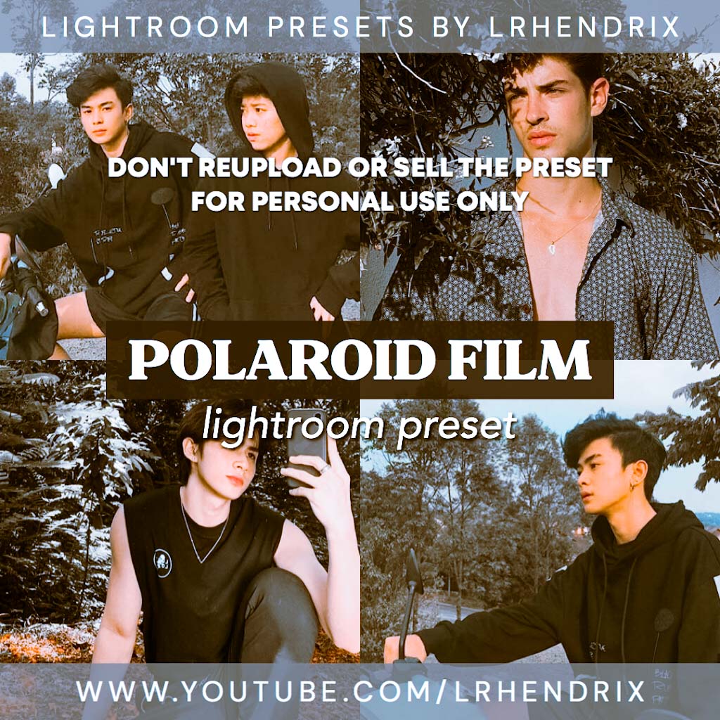 Polaroid Film Lightroom Mobile Presets- Lightroom Preset