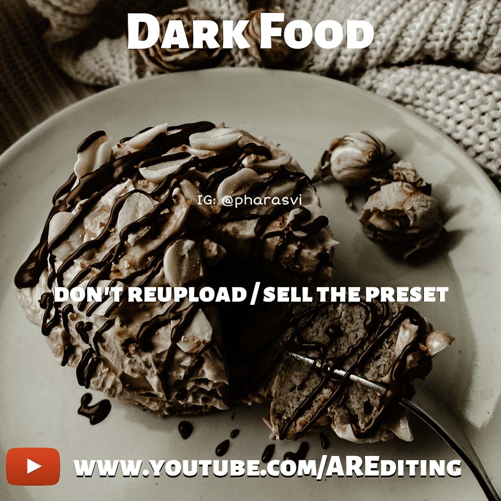 Dark Food Preset!- Lightroom Preset