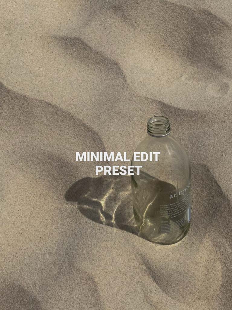 Minimal Edit- Lightroom Preset