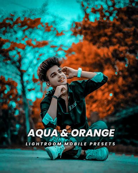 Aqua And Orange Lightroom Photo Editing || Lightro Lightroom Preset