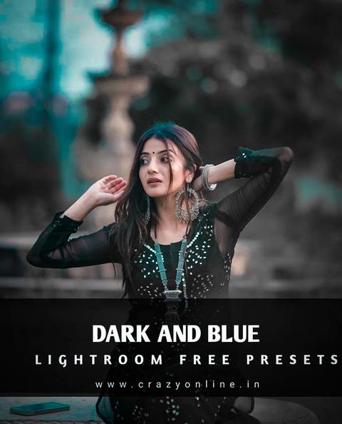 Dark And Blue Lightroom Photo Editing || Lightroom Free Lightroom Preset