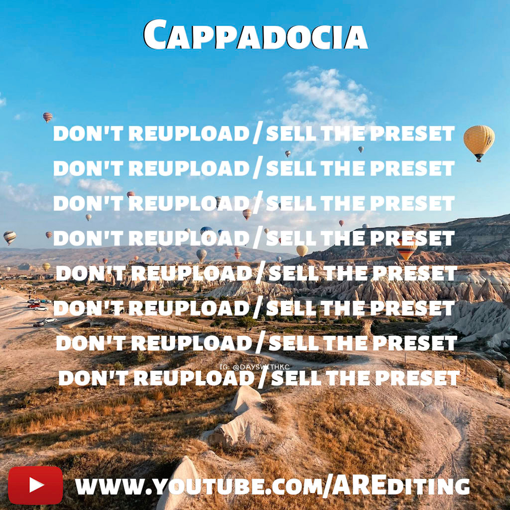Cappadocia Preset!- Lightroom Preset