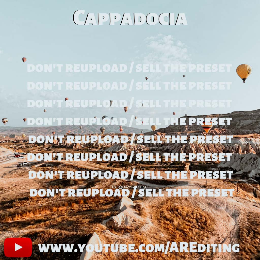 Cappadocia Preset!- Lightroom Preset