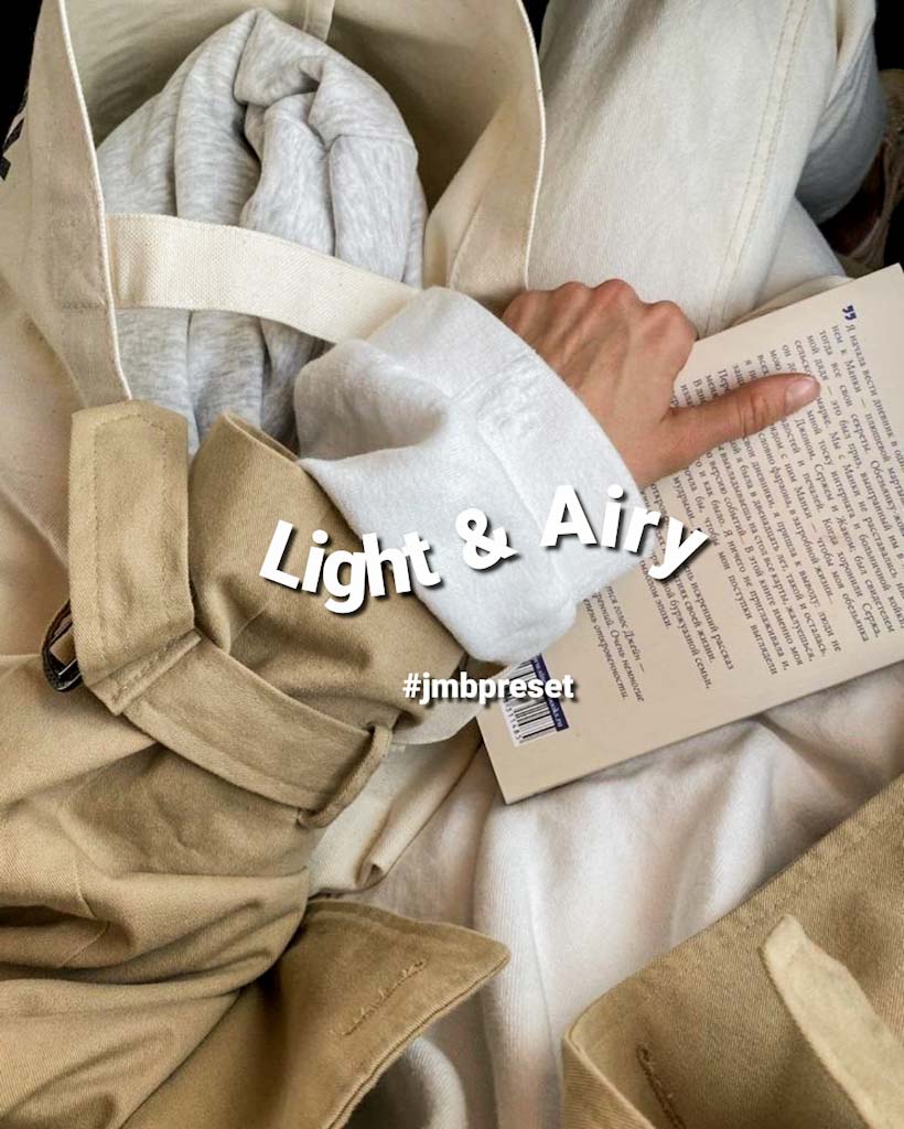 Light & Airy- Lightroom Preset