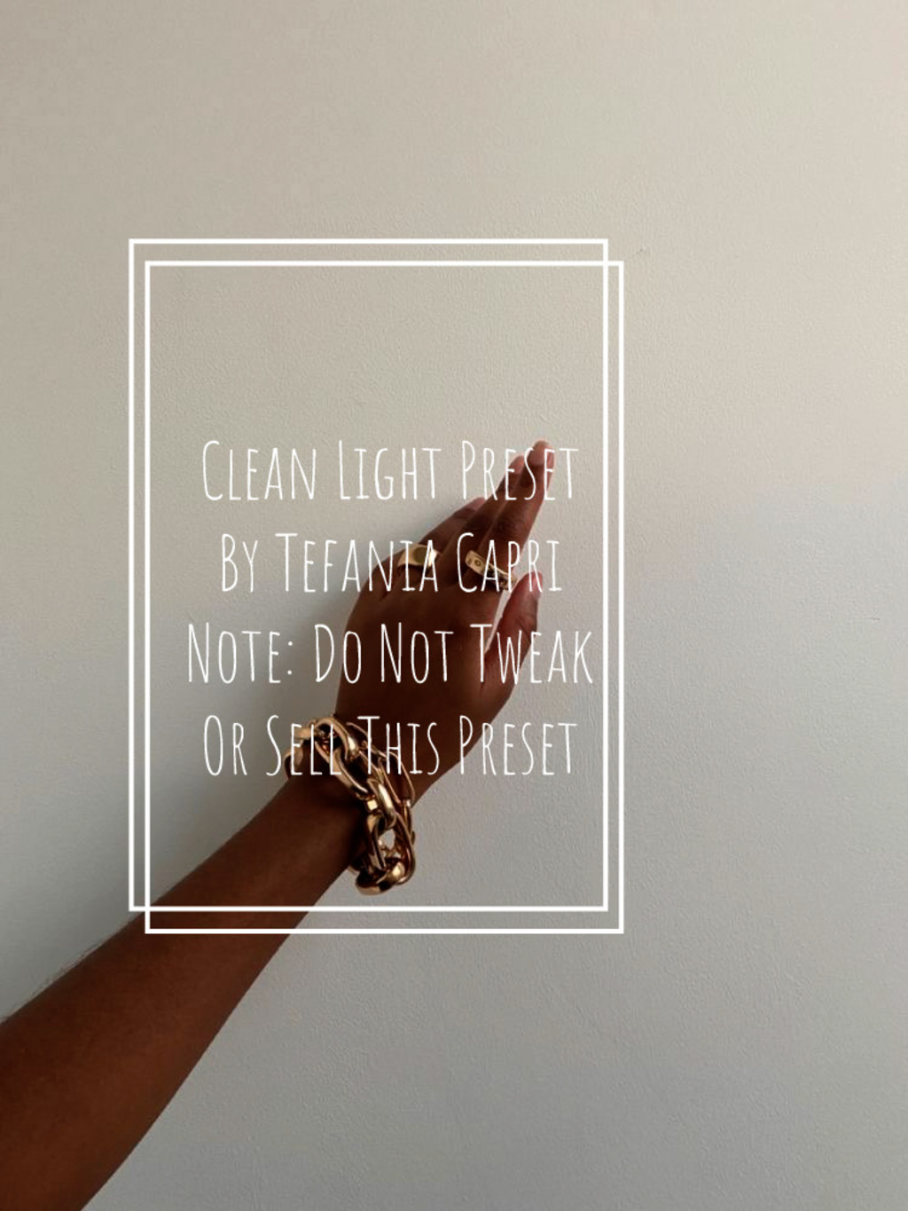 Clean Light Preset- Lightroom Preset