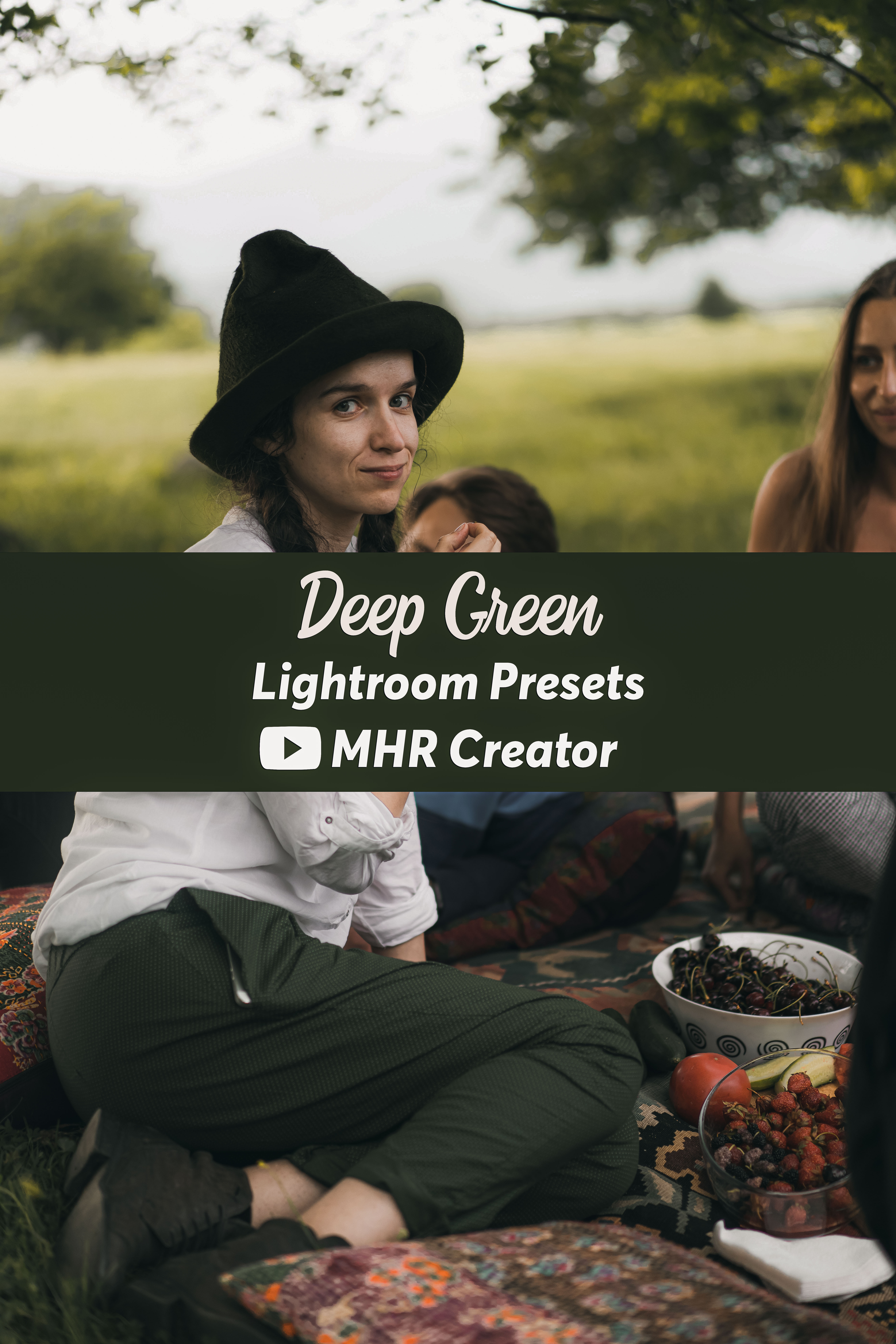 Moody Deep Green Presets - Lightroom Mobile Preset- Lightroom Preset