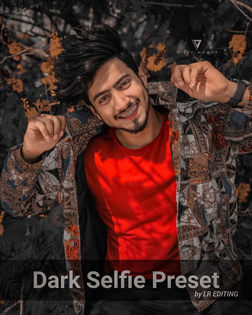 Dark Selfie Preset by LR EDITING Free Lightroom Preset
