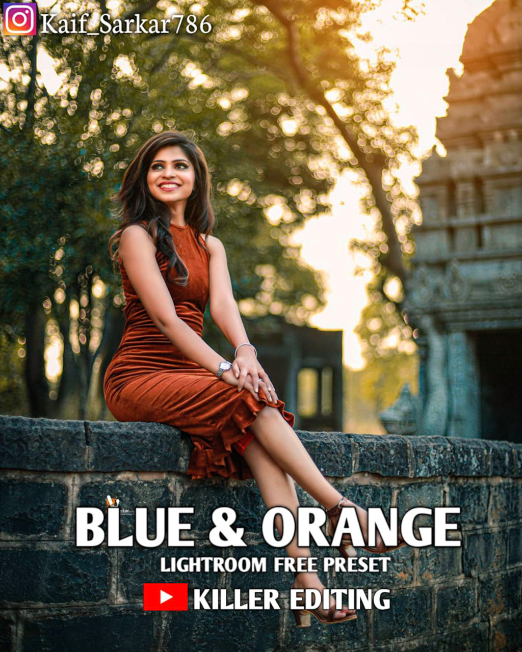 Blue and Orange Lightroom Preset- Lightroom Preset