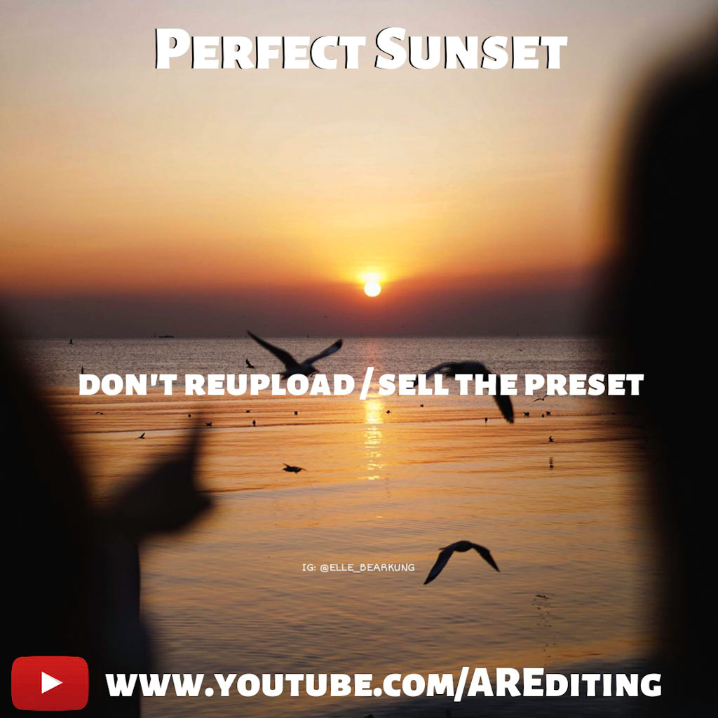 Perfect Sunsets Preset!- Lightroom Preset