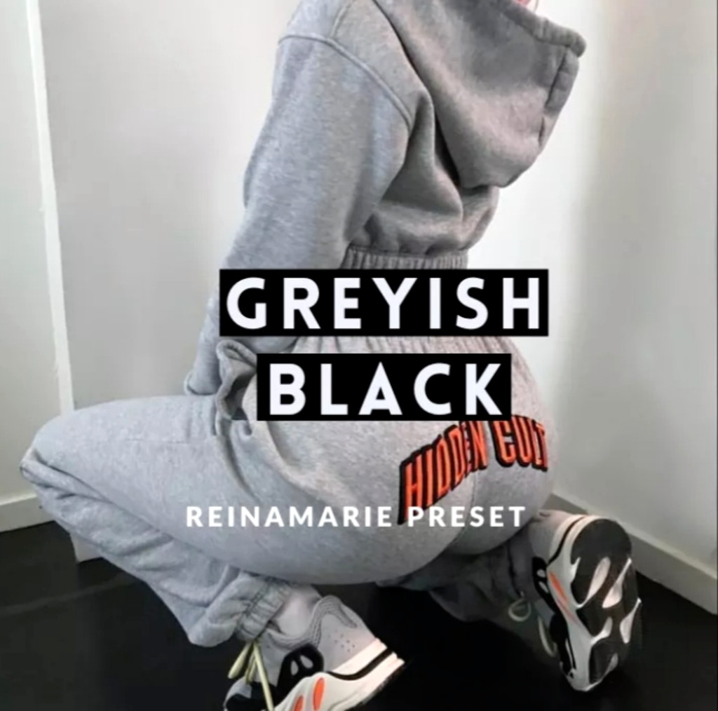 Greyish Black Preset- Lightroom Preset