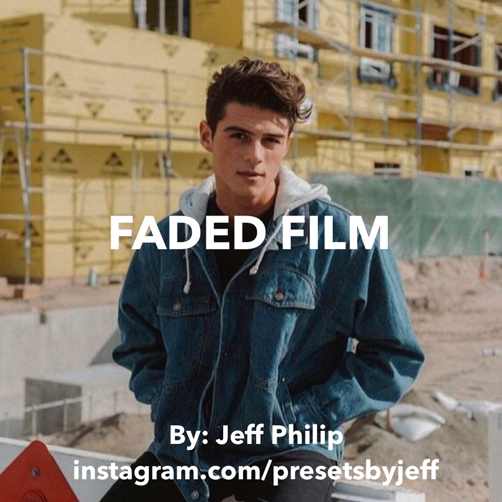 FADED FILM PRESET- Lightroom Preset