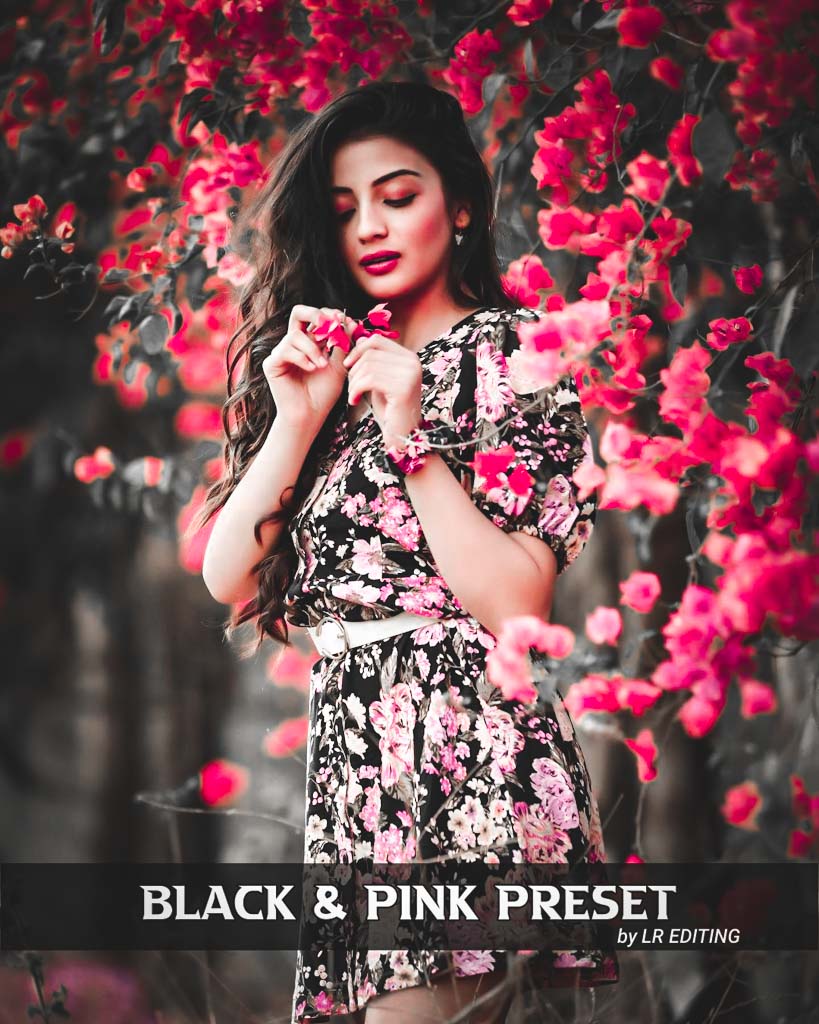 Black & Pink Preset by LR EDITING- Lightroom Preset