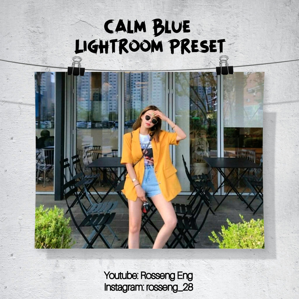 Calm Blue Lightroom Preset- Lightroom Preset
