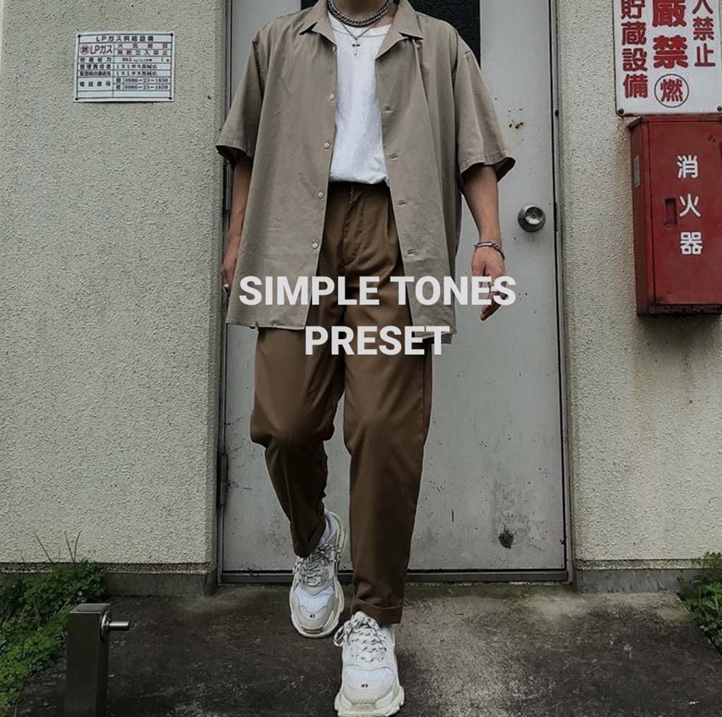Simple Tones preset- Lightroom Preset