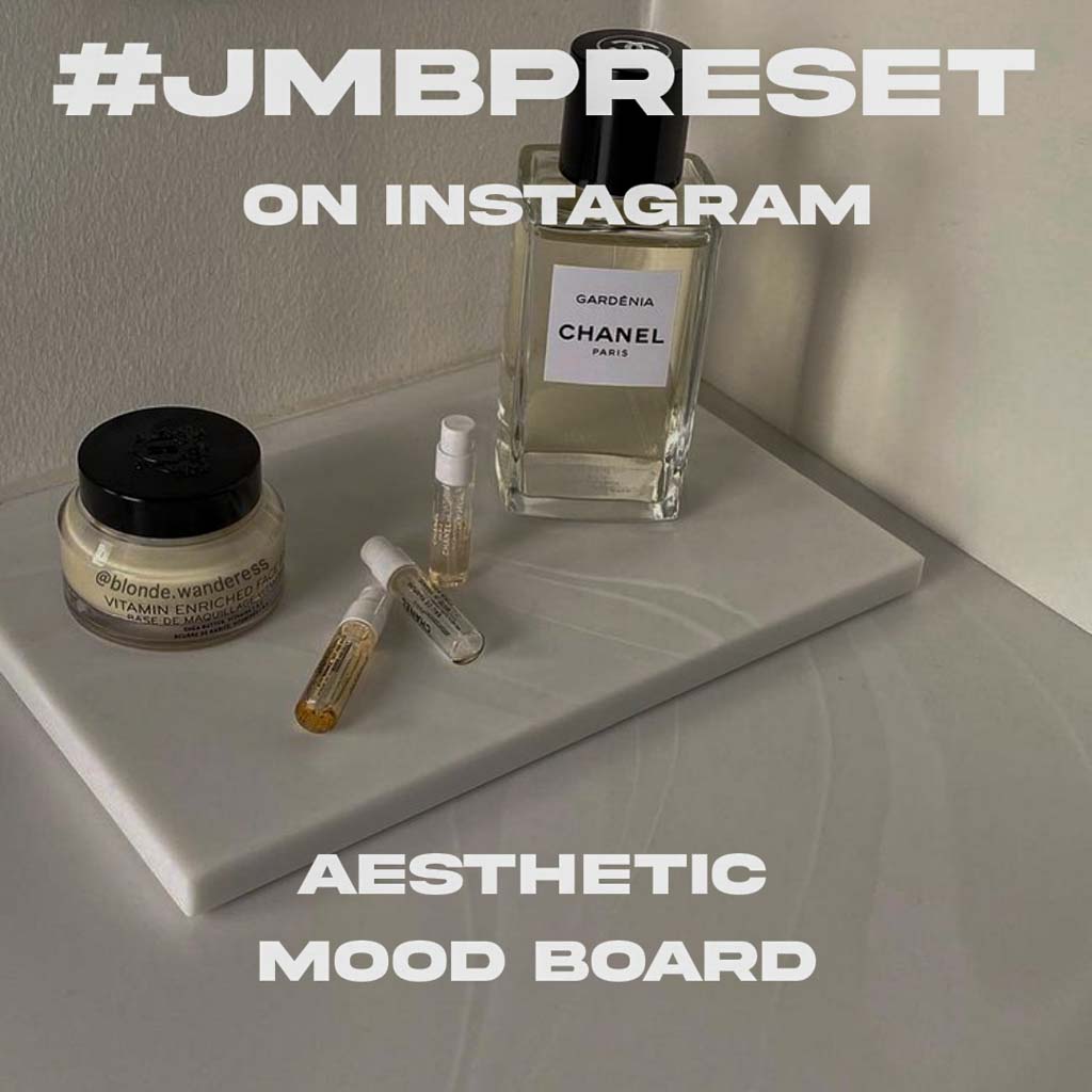Aesthetic moodboard Lightroom Preset