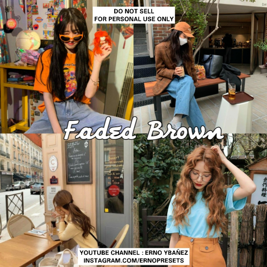 Faded Brown- Lightroom Preset