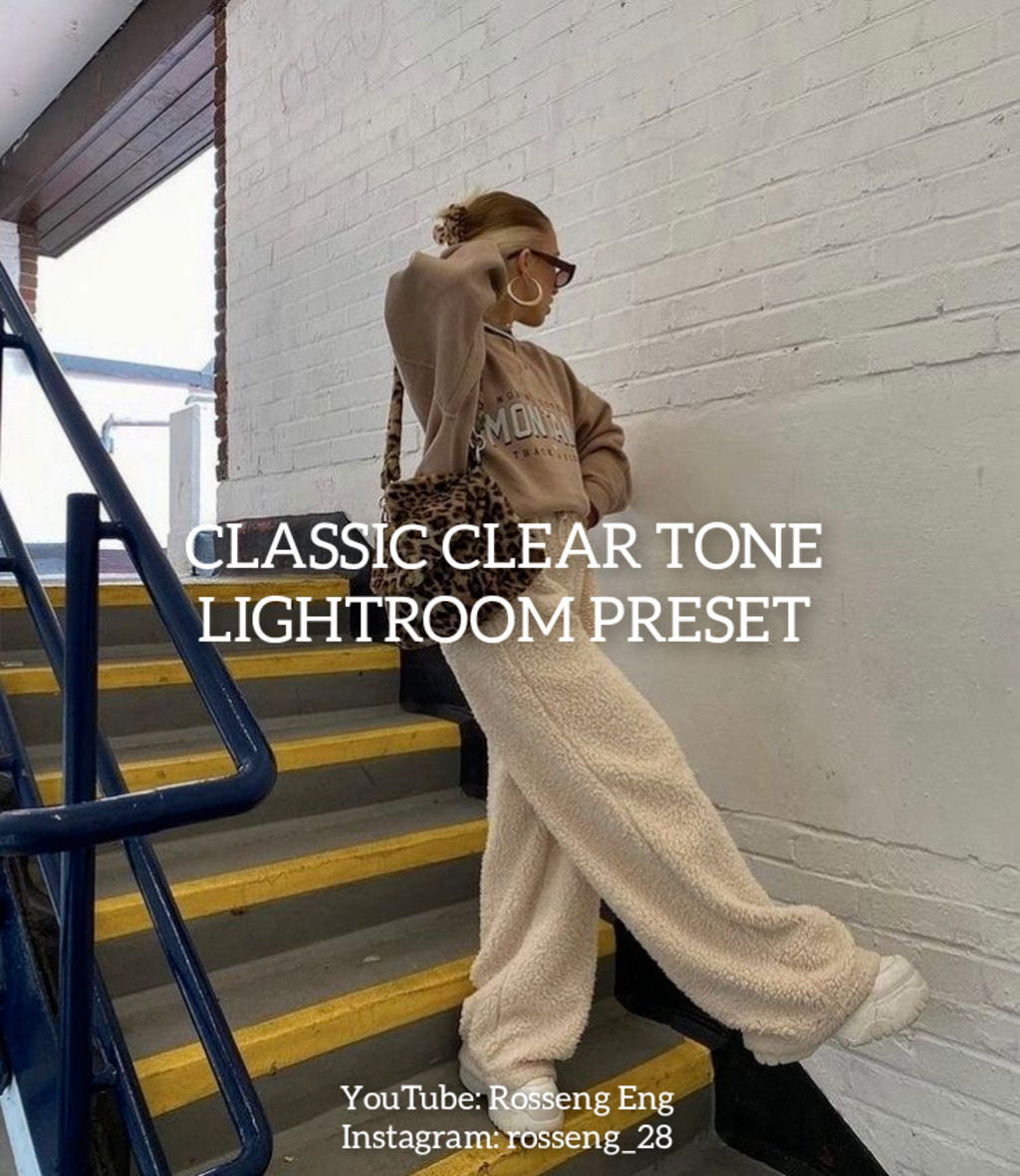 Classic Clear Tone Lightroom Preset- Lightroom Preset