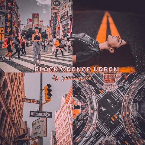 Black Orange Urban By Yannangels Free Lightroom Preset