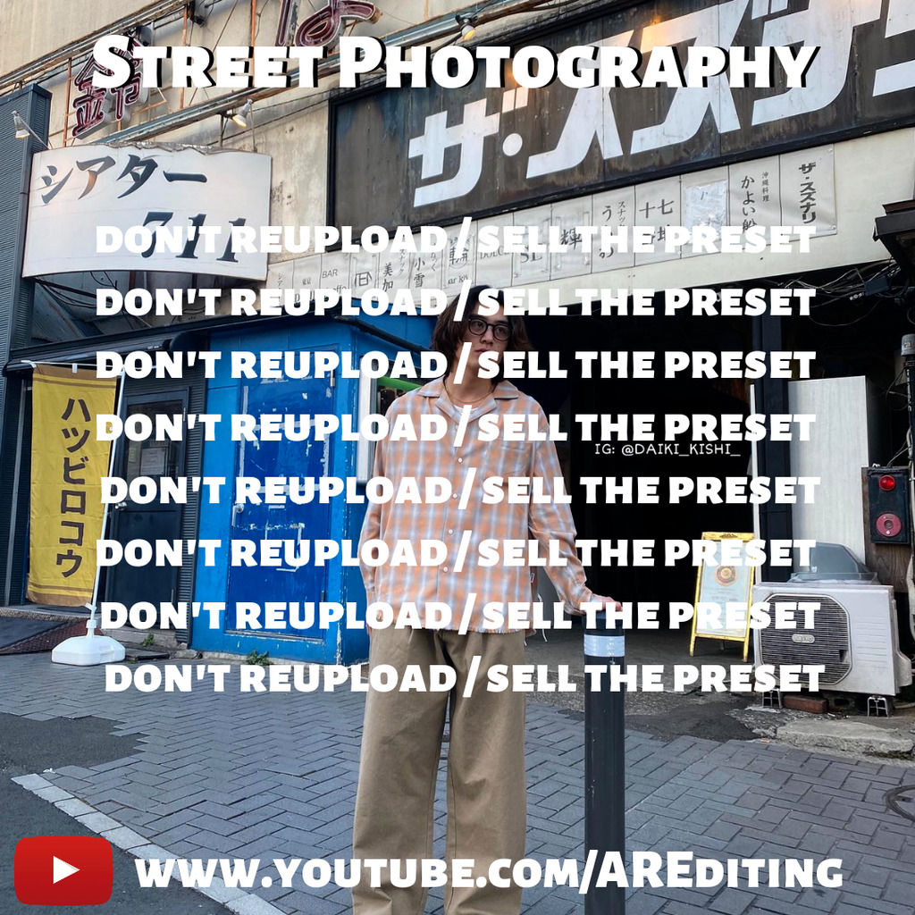 Street Photography Preset!- Lightroom Preset