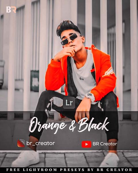 Orange & Black preset by BR Creator Free Lightroom Preset