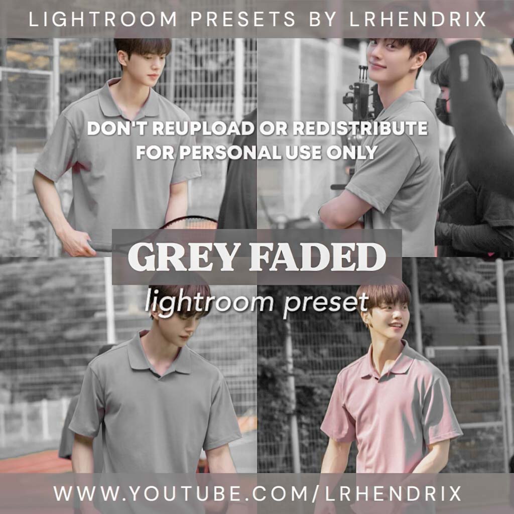 Grey Faded Lightroom Mobile Presets Free Lightroom Preset