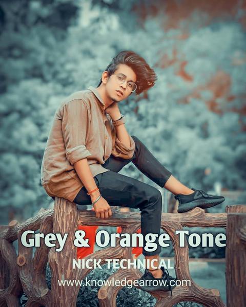Grey And Orange Colour Tone Preset Free Lightroom Preset