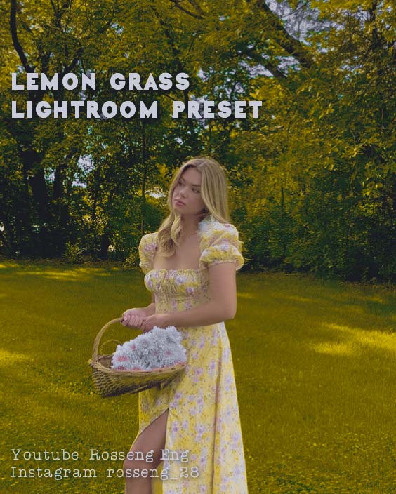 Lemon Grass Lightroom Preset- Lightroom Preset