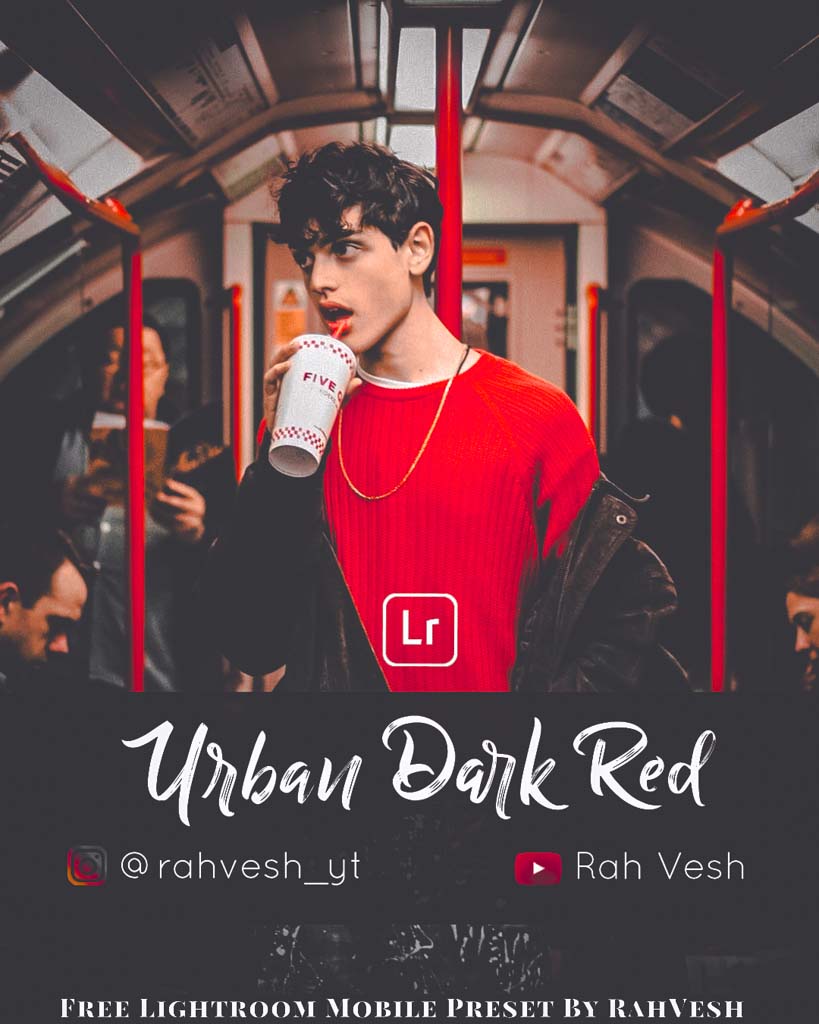 Urban Dark Red Preset by BR Creator Lightroom Preset