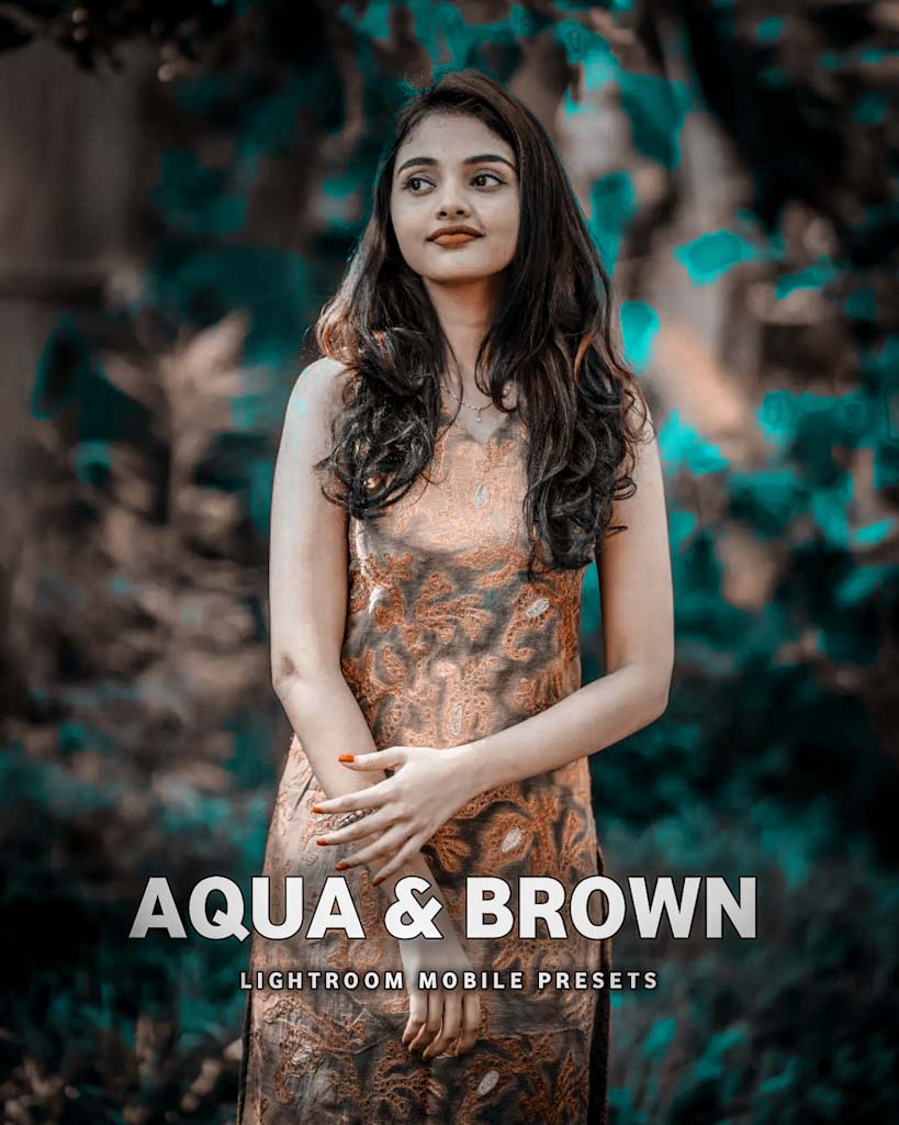 Aqua And Brown Lightroom Photo Editing Free Lightroom Preset